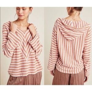 Saturday Sunday Anthropologie Chenille
Striped Hoodie XS‎